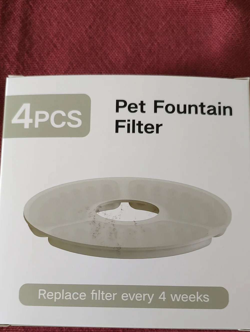 4 Pcs. Water Fountain Filters